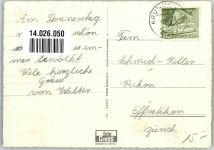 9643 Krummenau 1954 Foto AK Bahnhof Eisenbahn