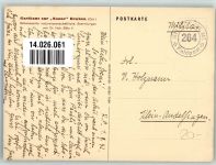 8463 Benken ZH 1942 Radierung sign. Nohl Gasthaus zur Sonne Feldpost Stab.Grenz.Füs.Bat. 264