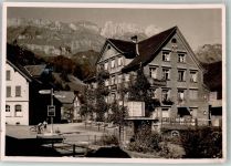 9473 Gams Foto AK LKW Fahrrad Gasthaus Ort handschriftlich