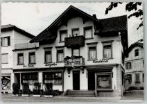 9435 Heerbrugg 1955 Foto AK Geschäft Tea Room Cafe Frohsinn Lengwiler