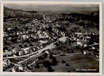 9602 Bazenheid 1949 Foto AK Fliegeraufnahme
