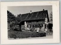 8135 Sihlwald 1933 Foto AK Ort handschriftlich Bauernhaus