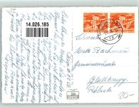 9444 Diepoldsau Schmitter 1956 Foto AK Fliegeraufnahme
