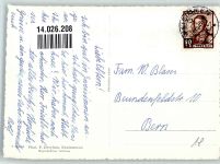 3770 Zweisimmen 1942 Foto AK Pension Knabenferienheim Bergwald