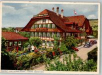 3532 Zäziwil Foto AK Auto Gasthaus zum weissen Rössli