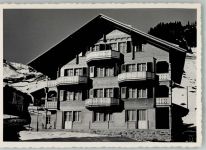 3280 Murten Morat FOTO KEINE AK Pension Chalet Minerva Ort handschriftlich Winter