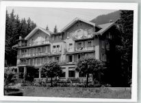 3823 Wengen 1940 Foto AK Hotel Kurheim Ort lt. Stempel