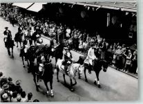 Biel/Bienne Ort lt. Fotograf Festumzug Tracht Schweiz Foto AK