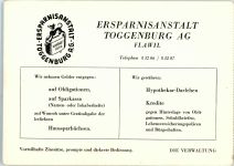 9230 Flawil FOTO KEINE AK Schweizerische Bankgesellschaft Ersparnisanstalt