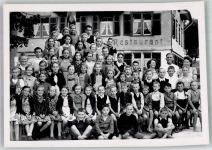 8494 Bauma Foto AK Gasthaus Schindler Gruppenfoto Kinder