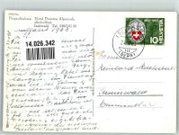 3807 Iseltwald 1963 Foto AK Fliegeraufnahme Hotel Pension Alpenruh