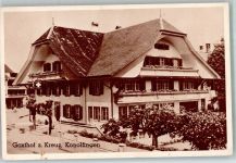 3510 Konolfingen-Dorf 1939 Foto AK Gasthaus zum Kreuz