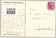 3510 Konolfingen-Dorf 1939 Foto AK Gasthaus zum Kreuz