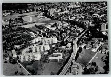 8049 Höngg Foto AK Fliegeraufnahme Bombach- und Frankental Quartier