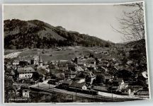 8777 Diesbach GL 1961 Foto AK Bahnhof Eisenbahn Oberdiesbach