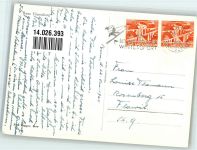 3000 Bern Berne 1960 Foto AK Pension Haus Ulmenberg Ort handschriftlich