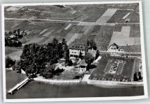 2513 Twann 1958 Foto AK Fliegeraufnahme Strand- Hotel Engelberg AG
