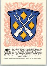 8260 Stein am Rhein Lithographie Wappen Höri
