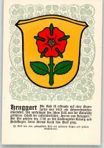 8444 Henggart Lithographie Wappen