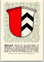 8185 Winkel Lithographie Wappen