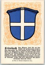 8703 Erlenbach ZH Lithographie Wappen