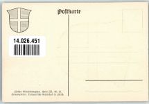 8703 Erlenbach ZH Lithographie Wappen
