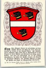8353 Elgg Lithographie Wappen