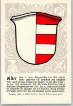 8610 Uster Lithographie Wappen
