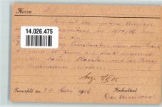8500 Frauenfeld 1906 KEINE AK Fabrik F. Tanner und Cie Geschäftskorrespondenz