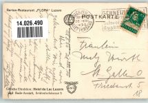 6000 Luzern Lucerne 1930 Foto AK Gasthaus Flora