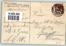 5313 Klingnau 1943 Foto AK Auto Gasthaus z. Elephanten Geschäft Metzgerei