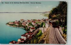 1820 Montreux Foto AK Eisenbahn