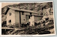 Segneshütte 1920 Foto AK Hüttenstempel