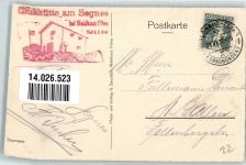 Segneshütte 1920 Foto AK Hüttenstempel