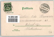 8000 Zürich 1900 Foto AK Kirche Enge Gruss aus