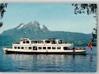 Fahrgastschiff Pilatus auf dem Vierwaldstättersee Binnenschiff Foto AK
