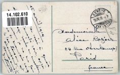 Genève Genf Der Kai Raddampfer Binnenschiff 1919