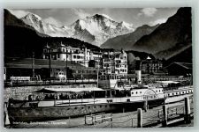 Interlaken RD Bubenberg Schiffstation Eisenbahn Binnenschiff