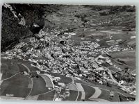 2740 Moutier 1956 Foto AK Fliegeraufnahme