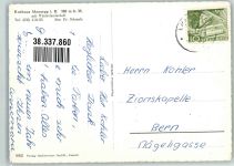3543 Emmenmatt 1960 Winter Hotel Kurhaus Moosegg