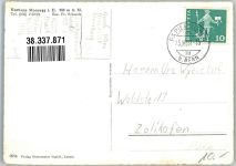3543 Emmenmatt 1951 Foto AK Hotel Kurhaus Moosegg Blick auf Langenau