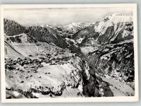 3825 Mürren 1960 Winter Fliegeraufnahme