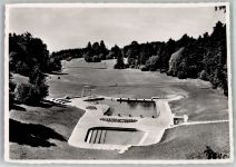 2532 Magglingen Macolin 1952 Foto AK Schwimmbad Eidg. Turn- und Sportschule
