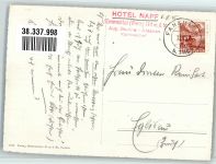 6133 Hergiswil b. Willisau 1943 Foto AK Hotel Napf mit Eiger Mönch und Jungfrau