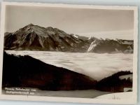 Niesen 1939 Foto AK Nebelmeer von Heiligenschwendi aus