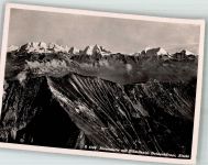 Niesen 1942 Foto AK Niesenkette Blümlisalp Doldenhörner Altels