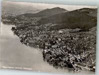 3653 Oberhofen am Thunersee Foto AK Fliegeraufnahme Thunersee