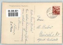 3653 Oberhofen am Thunersee 1942 Foto AK Fliegeraufnahme