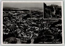 4917 Melchnau Foto AK Fliegeraufnahme Kirche