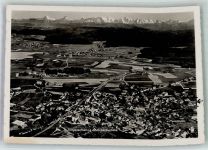 3053 Münchenbuchsee 1947 Foto AK Fliegeraufnahme